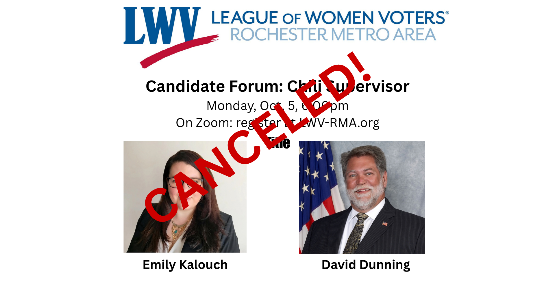 Chili Supervisor Candidate Forum: Canceled