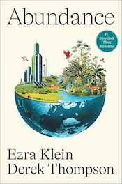 Cover of Abundance by Ezra Klein and Derek Thompson