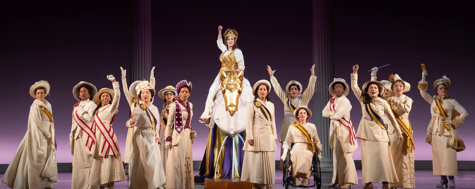 Cast of SUFFS the musical onstage
