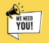 We need you